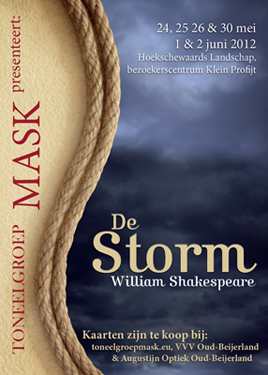 Poster voorstelling De Storm